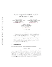 Sparse Interpolation Over Finite Fields Via Low-Order Roots of Unity