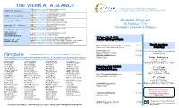 THE WEEK at a GLANCE Yahrzeits