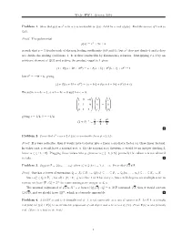 X3 + 9X + 6 Is Irreducible in Q[X]. Let Θ Be a Root of P(X)