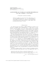 Completeness of Systems of Complex Exponentials and the Lambert W Functions