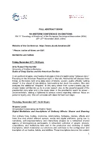 Full Abstract Book of the Conference