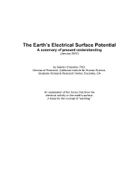 The Earth's Electrical Surface Potential
