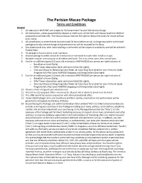 The Parisian Macao Package Terms and Conditions General 1