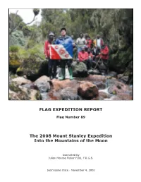 Explorers Club Flag Report 2008