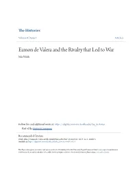 Eamon De Valera and the Rivalry That Led to War Julia Walsh