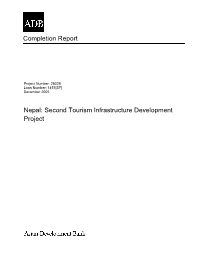 Nepal: Second Tourism Infrastructure Development Project