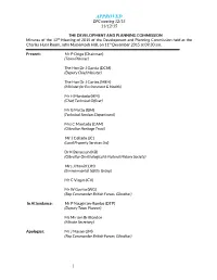Approval of Minutes of the 1St Meeting of the Commission Held on the 12Th January 2005 at 2