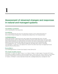 Assessment of Observed Changes and Responses in Natural and Managed Systems