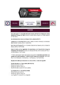 SCCL 2021 (1) 4 MAYO | 10:15 PM ET | Estadio Azteca