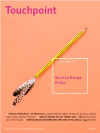Service Design Policy