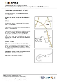The National Access and Rescue Centre Location