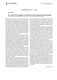 ML Sood: Fish Nematodes from South Asia. Second
