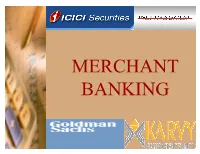 What Is Merchant Banking?