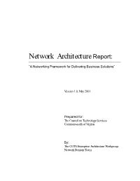 Network Architecture Report