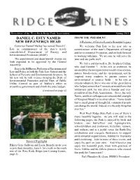 Ridgelines Spring 2011