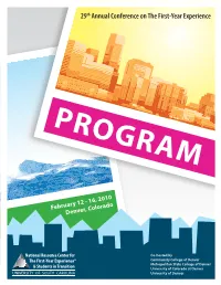 10 Annual Program Inside Pages.Indd