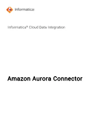 Amazon Aurora Connector