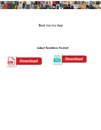 Best Ios Iou App