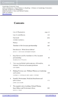 Contents More Information