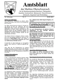Des Marktes Oberschwarzach