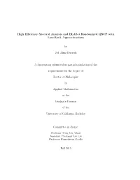 High Efficiency Spectral Analysis and BLAS-3
