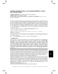 Low-Complexity Mitigation of Cache Side Channel Attacks