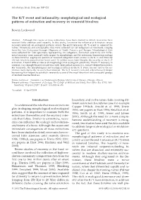 Morphological and Ecological Patterns of Extinction and Recovery in Veneroid Bivalves