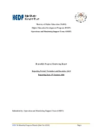 (HEDP) Operations and Monitoring Support Team (OMST) Bi