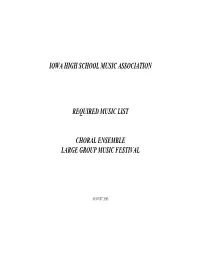 Req Music List-Vocal Query