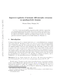 Arxiv:2104.07873V1 [Math.CV] 16 Apr 2021 Theorem A