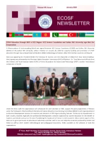 ECOSF Newsletter January 2020