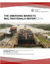 Emerging Markets Multinationals Report 2016