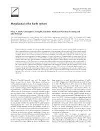 Megafauna in the Earth System