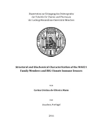 Structural and Biochemical Characterization of the MAB21 Family Members and RIG-I Innate Immune Sensors