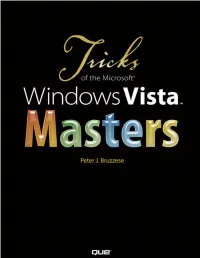 Tricks of the Microsoft Windows Vista Masters / J