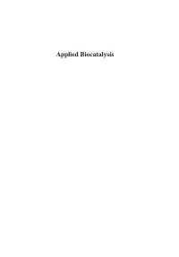 Applied Biocatalysis