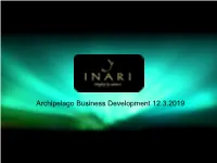 Archipelago Business Development 12.3.2019