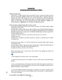 Huawei Pay Frequently Asked Questions (“Faqs”)