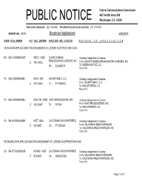 Broadcast Applications 6/28/2005