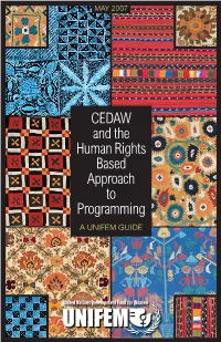 CEDAW and the Human Rights-Based Approach To
