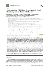 Cross-Matching VIIRS Boat Detections with Vessel Monitoring System Tracks in Indonesia
