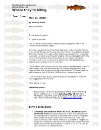 The Guide to Where They're Biting