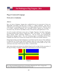 Flags of Constructed Languages