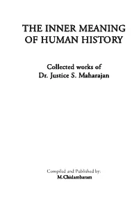 Inner Meaning of Human History.Pmd