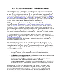 Why Should Local Governments Care About Carsharing?