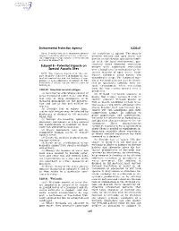 267 Subpart E—Potential Impacts on Special Aquatic Sites