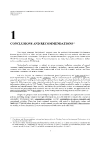 Conclusions and Recommendations*