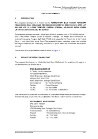 EXECUTIVE SUMMARY I. INTRODUCTION the Proposed