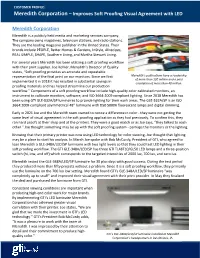 Meredith Corporation – Improves Soft Proofing Visual Agreement with LED