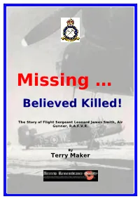 Missing … Believed Killed!